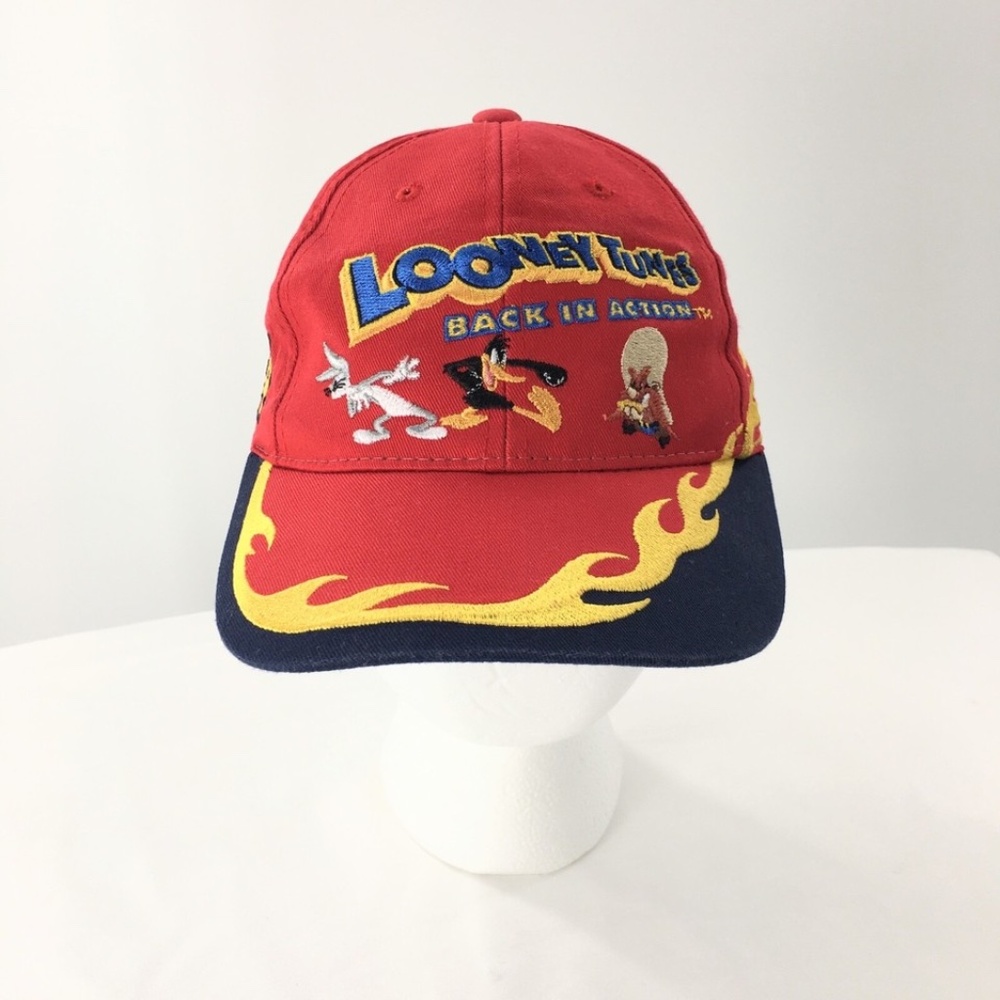 Chase Authentics Boys Hat NASCAR x Looney Tunes #24 Hat Red Baseball Cap Youth